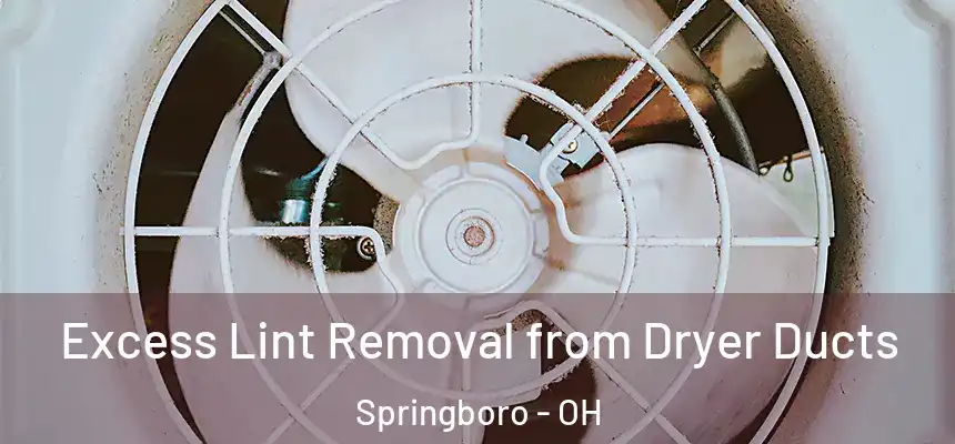 Excess Lint Removal from Dryer Ducts Springboro - OH