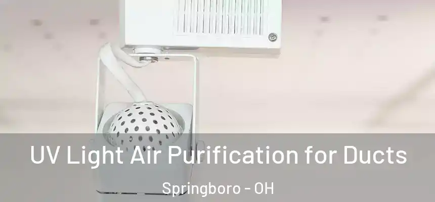 UV Light Air Purification for Ducts Springboro - OH